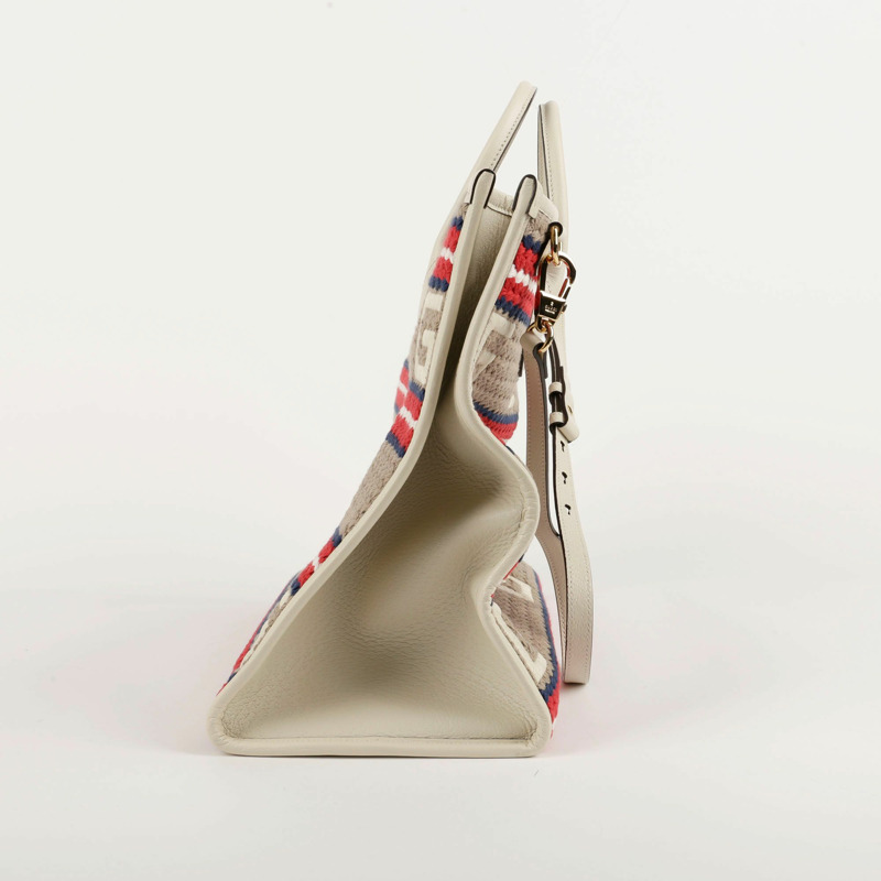 【包稅】GUCCI 條紋手提袋-4