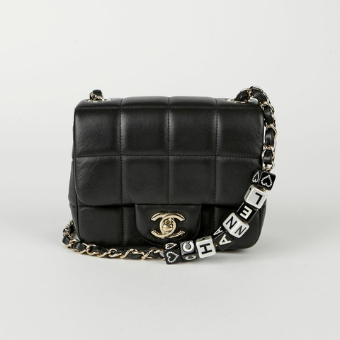 CHANEL 立方體鏈條迷你肩斜背包