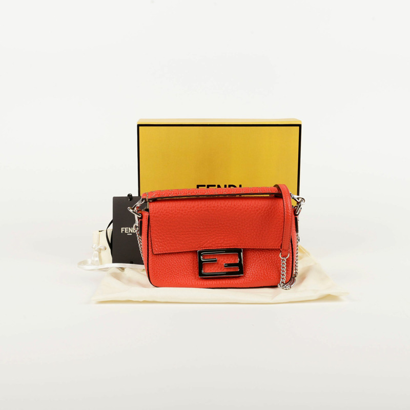 FENDI 迷你法國麵包托特包和單肩包-0