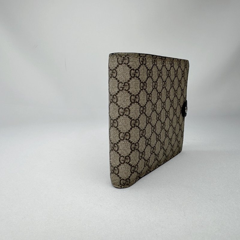 GUCCI 經典雙G老花短夾-3