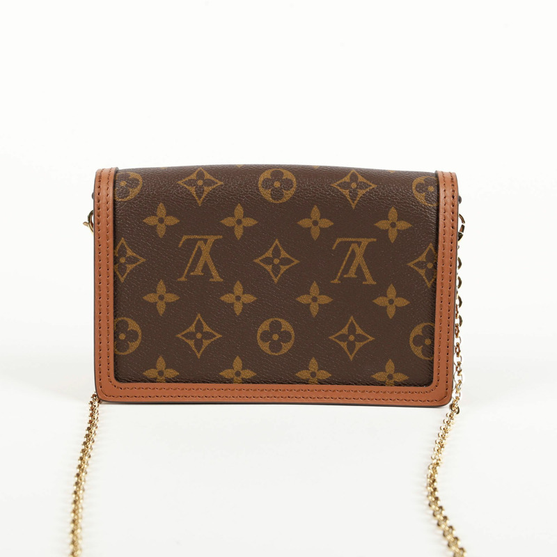 【包稅】LOUIS VUITTON Dauphine 鏈條皮夾與斜背包-5