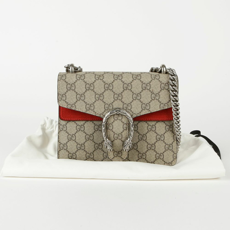 【包稅】GUCCI 狄俄尼索斯迷你鏈條單肩包-0