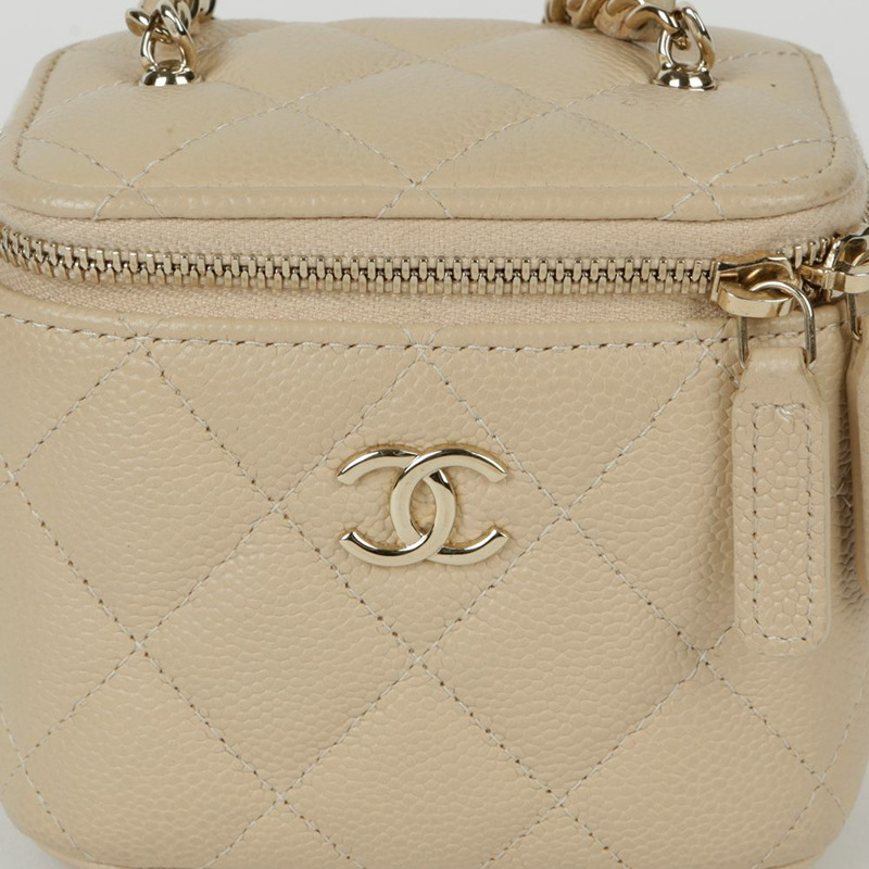 【包稅】CHANEL 魚子醬迷你化妝肩斜背包-2