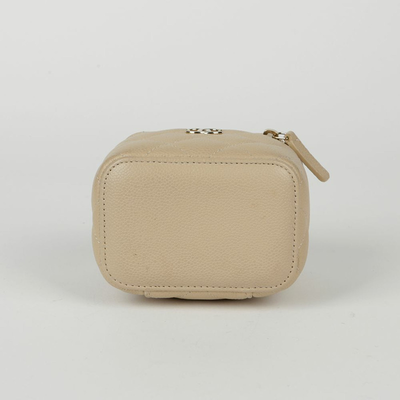 【包稅】CHANEL 魚子醬迷你化妝肩斜背包-7