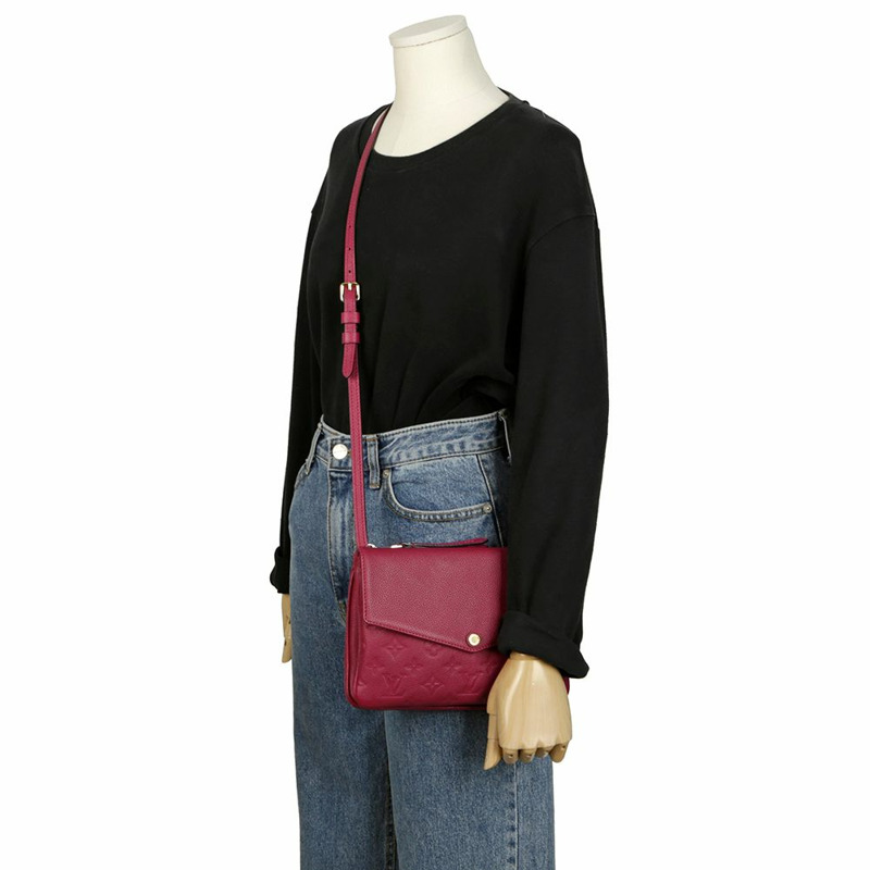 LOUIS VUITTON Monogram Twice 斜背包-11