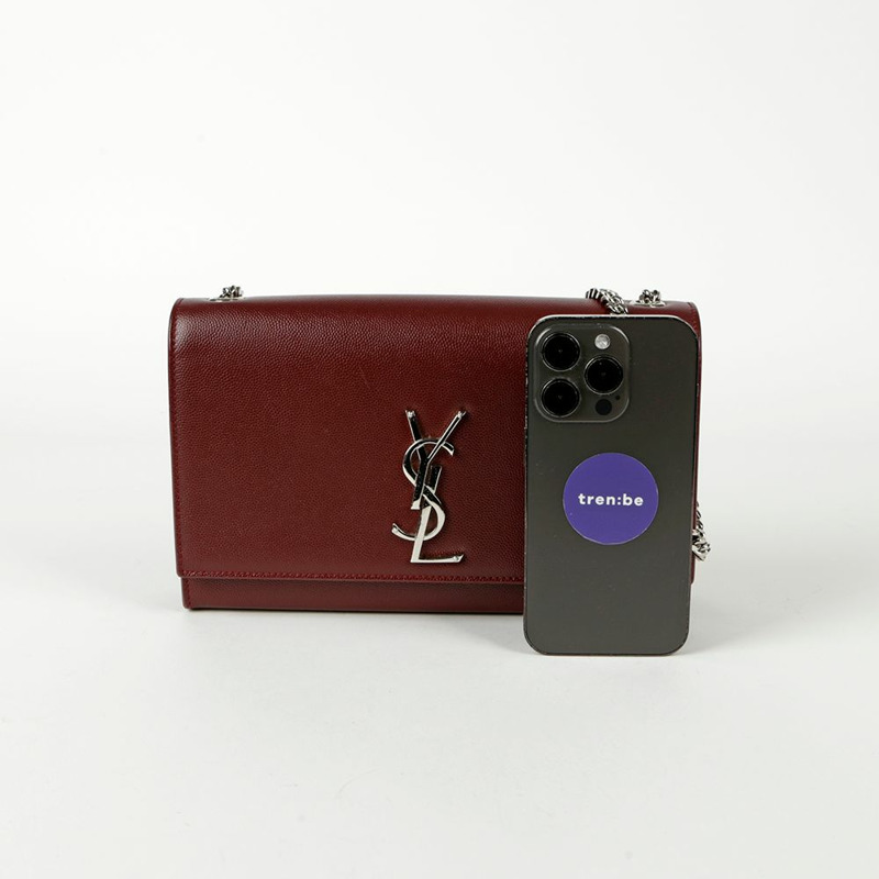 SAINT LAURENT Kate 中型單肩斜背包-9