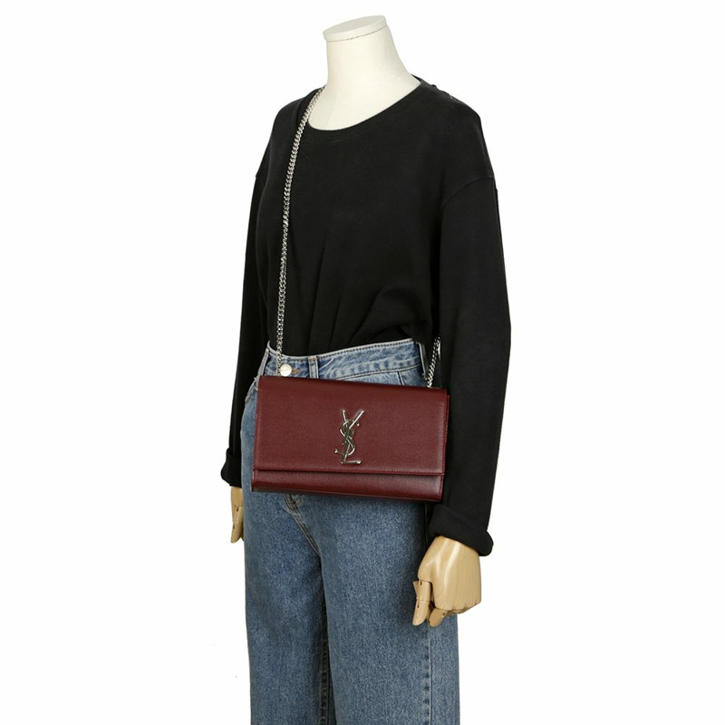SAINT LAURENT Kate 中型單肩斜背包-12