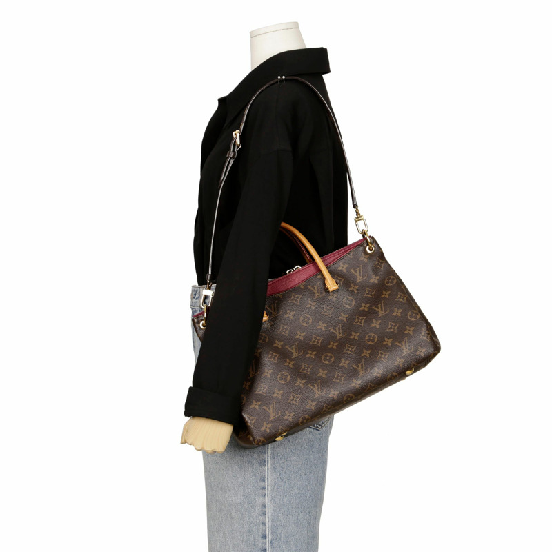 LOUIS VUITTON Palais MM 手提包與肩背包-9