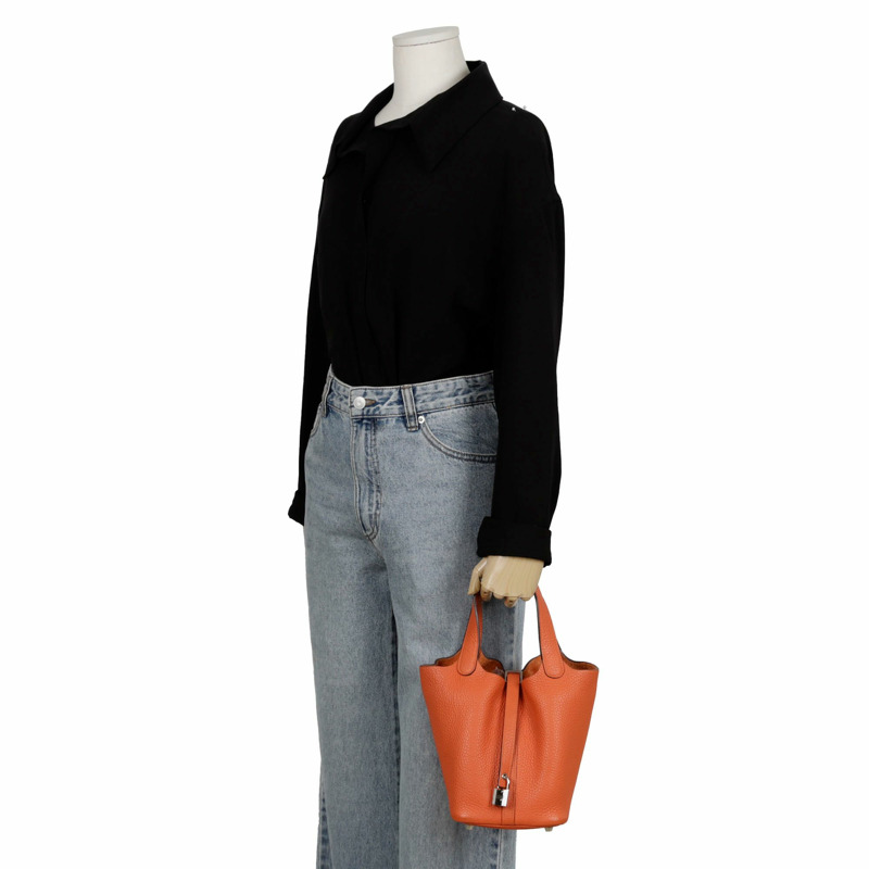 HERMES Plein Cuir Picotin 18 手提包-9