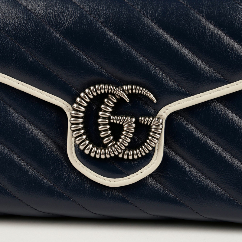 GUCCI GG Marmont 迷你鏈條斜背包-1
