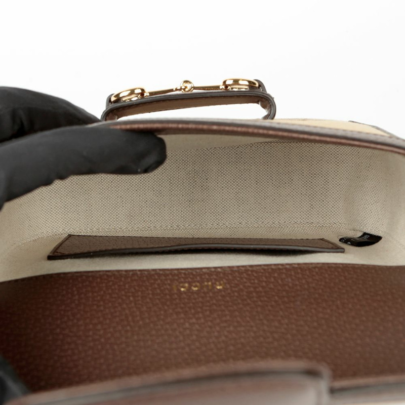 【包稅】GUCCI Jumbo GG 馬銜扣 1955 迷你肩斜背包-9