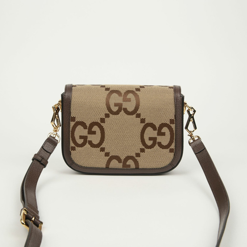 【包稅】GUCCI Jumbo GG 馬銜扣 1955 迷你肩斜背包-2