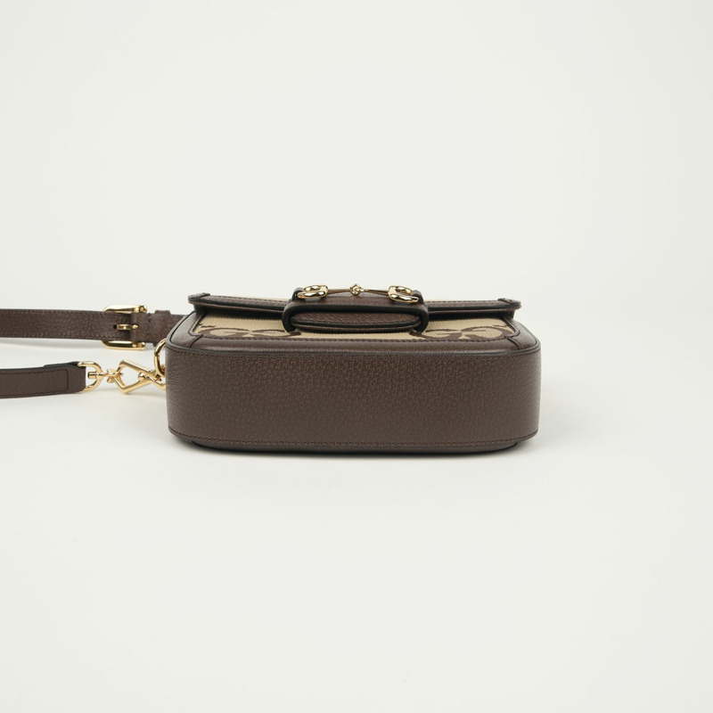 【包稅】GUCCI Jumbo GG 馬銜扣 1955 迷你肩斜背包-4