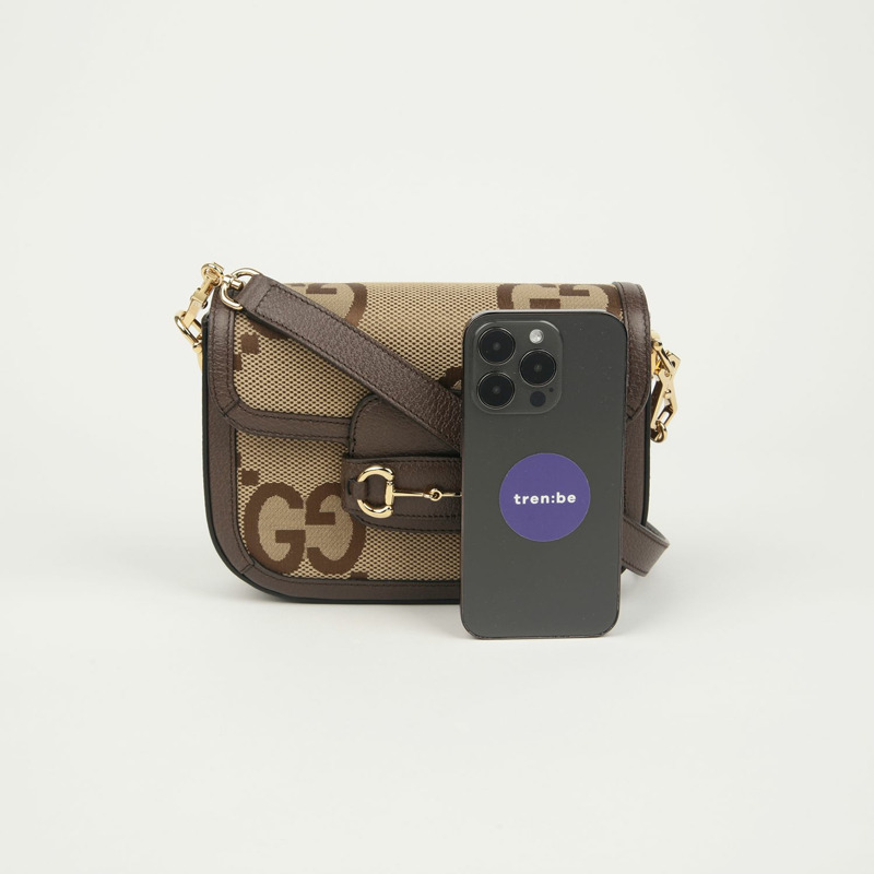 【包稅】GUCCI Jumbo GG 馬銜扣 1955 迷你肩斜背包-5