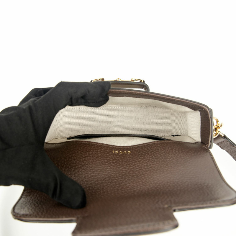 【包稅】GUCCI Jumbo GG 馬銜扣 1955 迷你肩斜背包-6