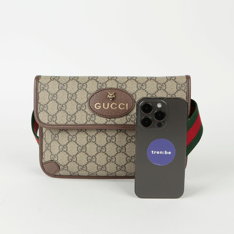 GUCCI GG Supreme Neo Vintage 腰包-10