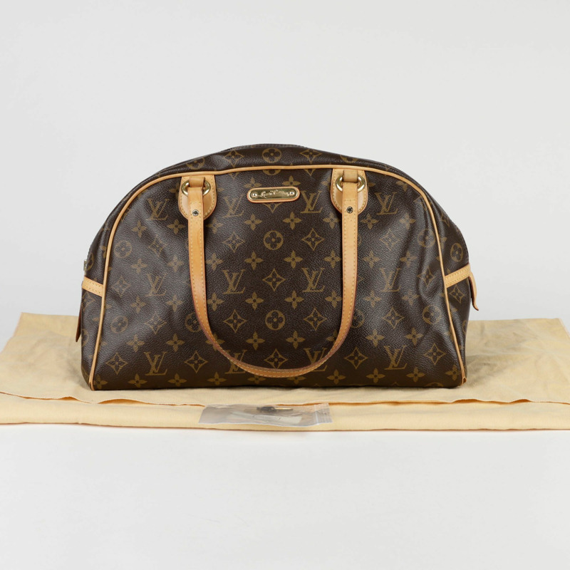 LOUIS VUITTON Montlogo GM 尺寸手提包和單肩包-0
