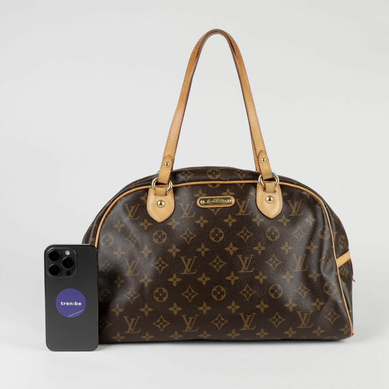 LOUIS VUITTON Montlogo GM 尺寸手提包和單肩包-16