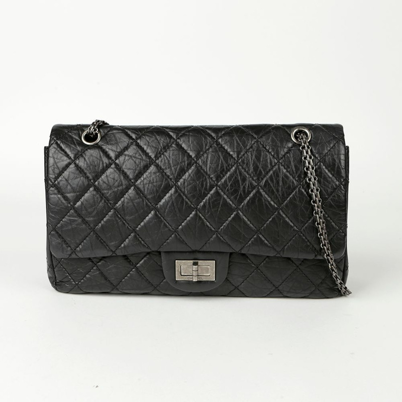 【包稅】CHANEL 2.55 復古超大翻蓋單肩斜背包-1