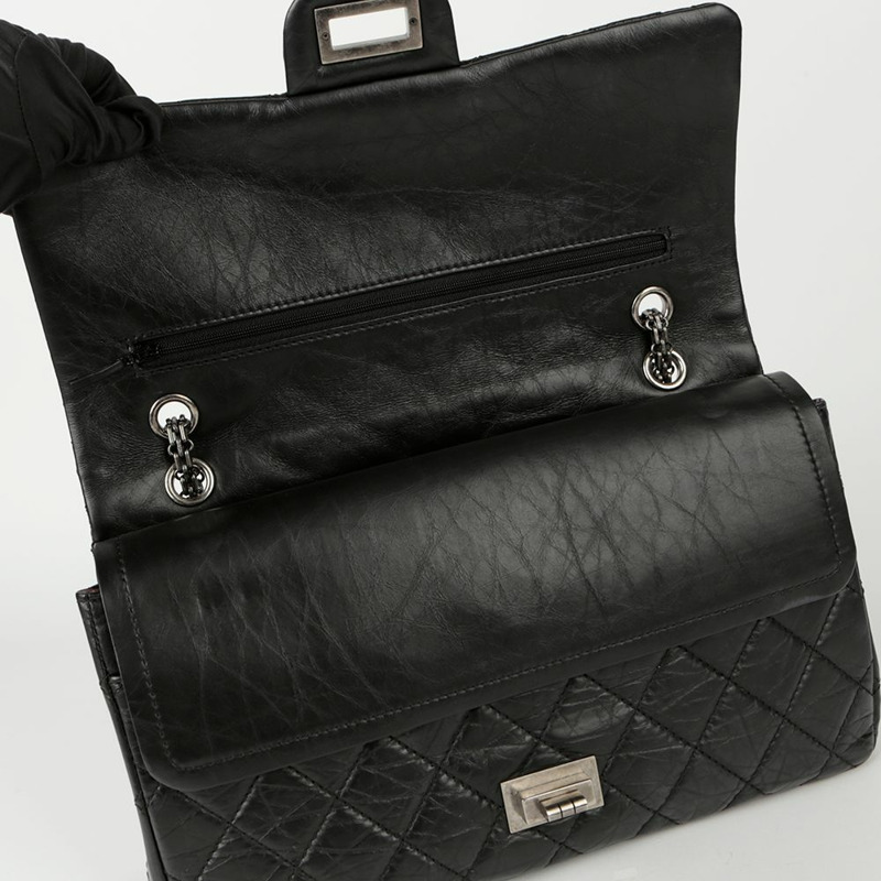 【包稅】CHANEL 2.55 復古超大翻蓋單肩斜背包-7