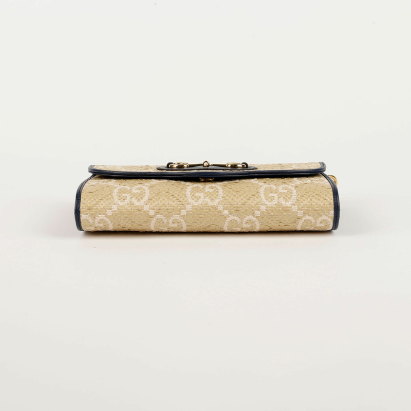 GUCCI 小號 GG Supreme 1955 馬銜扣鏈單肩包-5