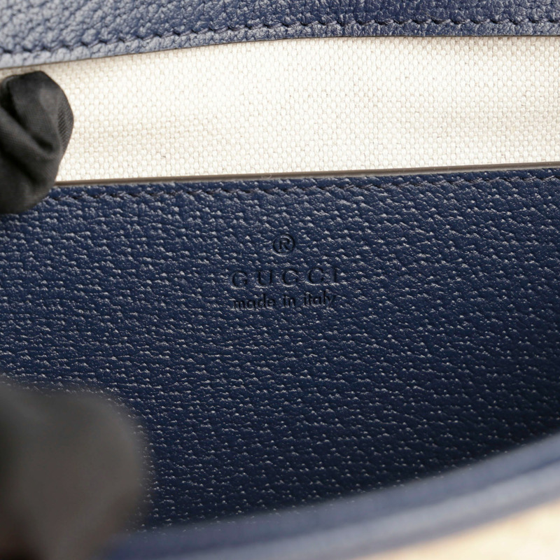 【包稅】GUCCI GG Supreme 1955 小號馬銜扣鏈單肩包-11