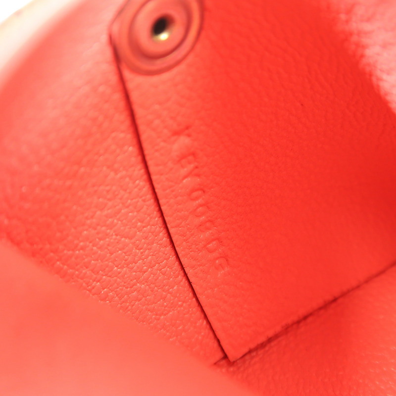 HERMES Chevre皮革Bastia錢包Pink-6