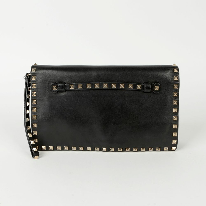 VALENTINO Rockstud 肩帶手拿包-1