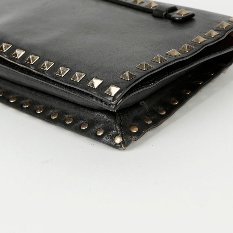 VALENTINO Rockstud 肩帶手拿包-10