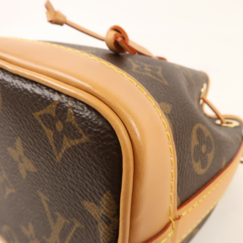 LOUIS VUITTON Monogram Nano Noe金扣手挽肩背兩用袋-6