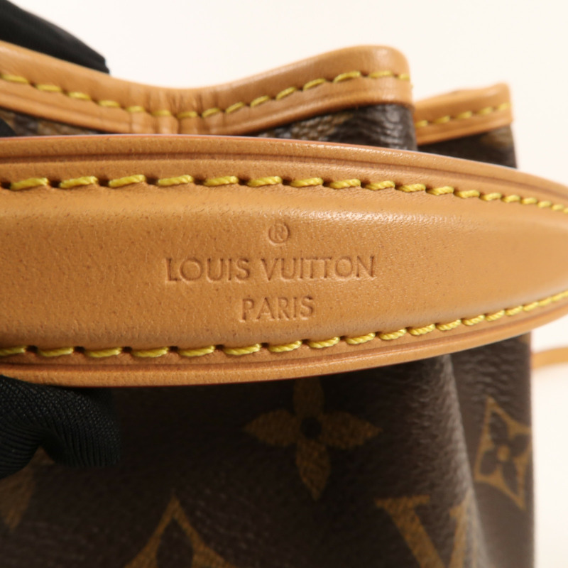LOUIS VUITTON Monogram Nano Noe金扣手挽肩背兩用袋-9