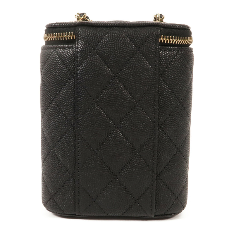 CHANEL 牛皮皮革Mini Gigarette Box金扣鏈帶肩背袋-1