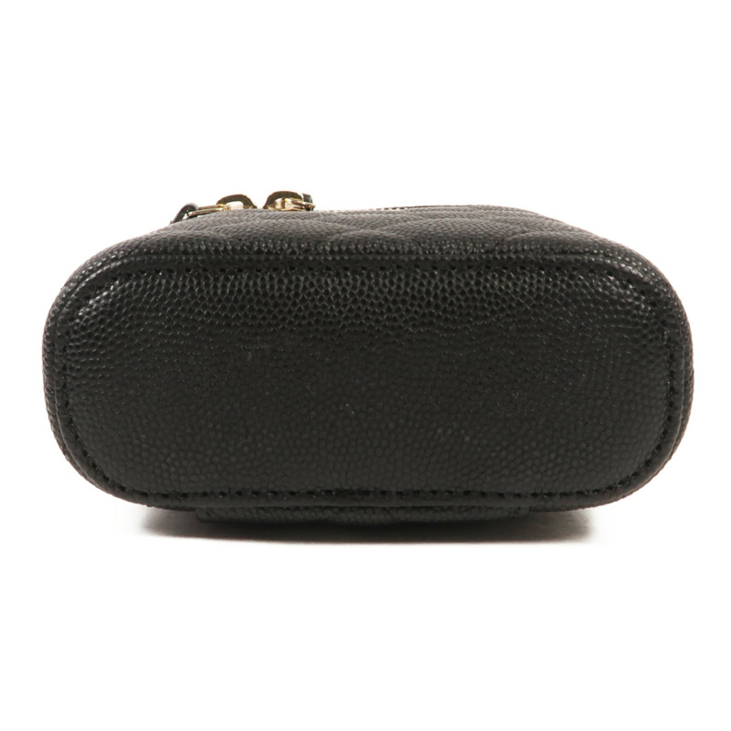 CHANEL 牛皮皮革Mini Gigarette Box金扣鏈帶肩背袋-3