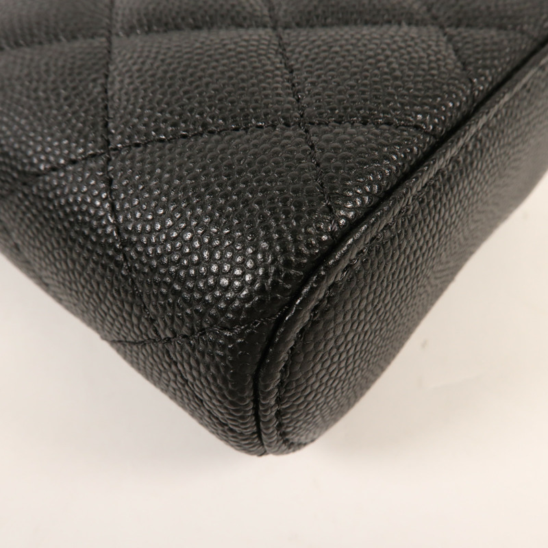 CHANEL 牛皮皮革Mini Gigarette Box金扣鏈帶肩背袋-5