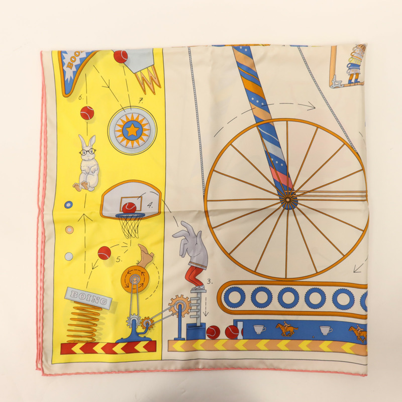 HERMES 絲質Scarf 90x90絲巾-3