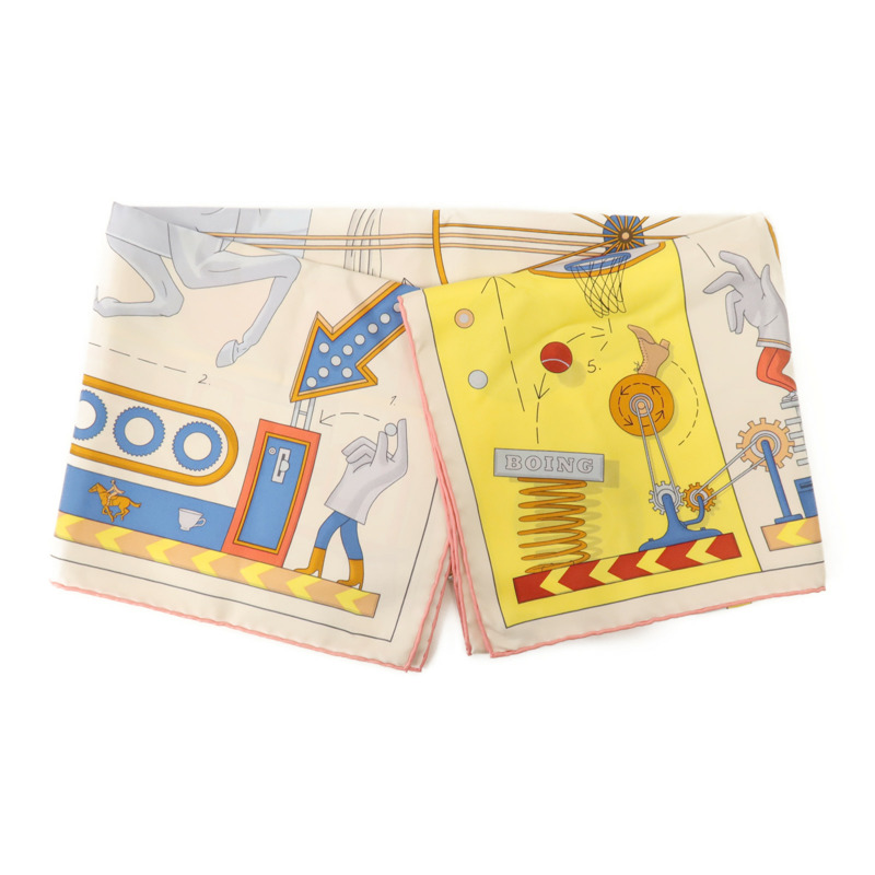 HERMES 絲質Scarf 90x90絲巾-5