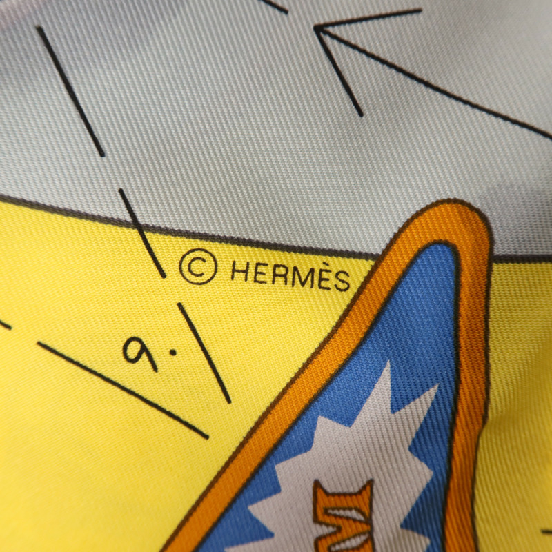 HERMES 絲質Scarf 90x90絲巾-7