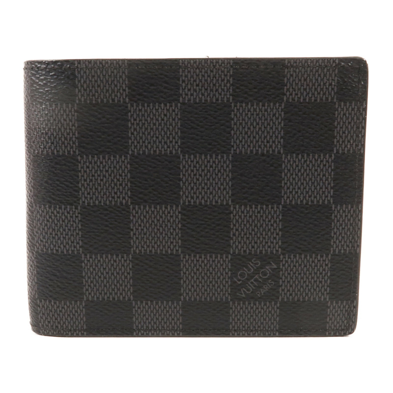 LOUIS VUITTON Damier Graphite Wallet錢包-0