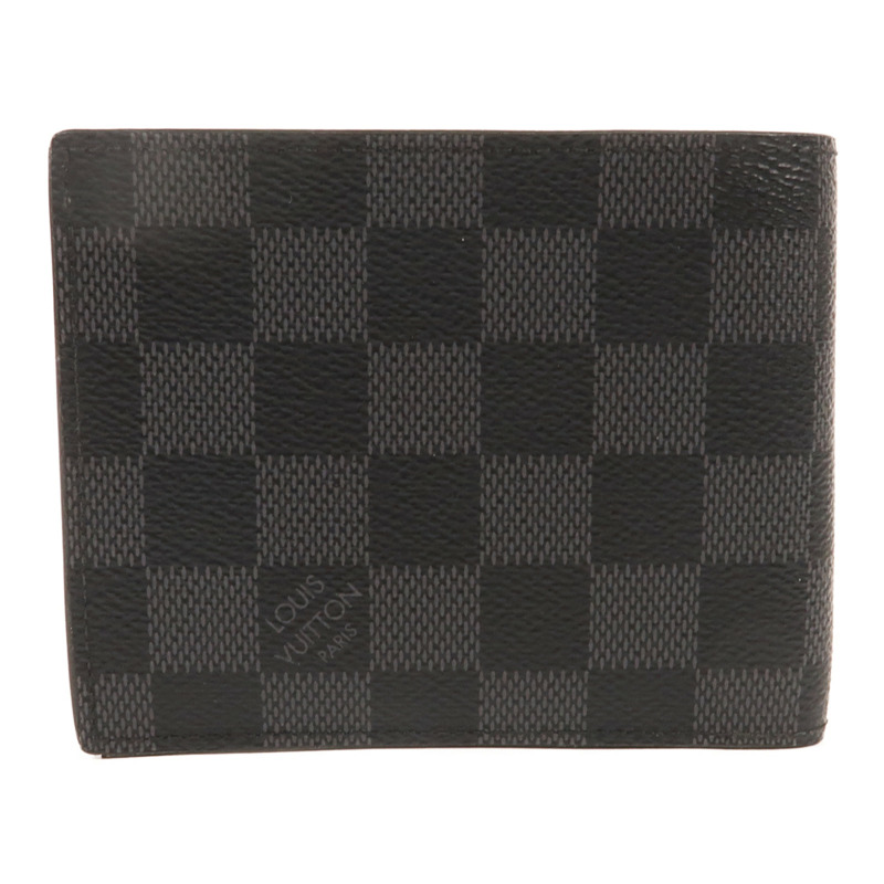 LOUIS VUITTON Damier Graphite Wallet錢包-1