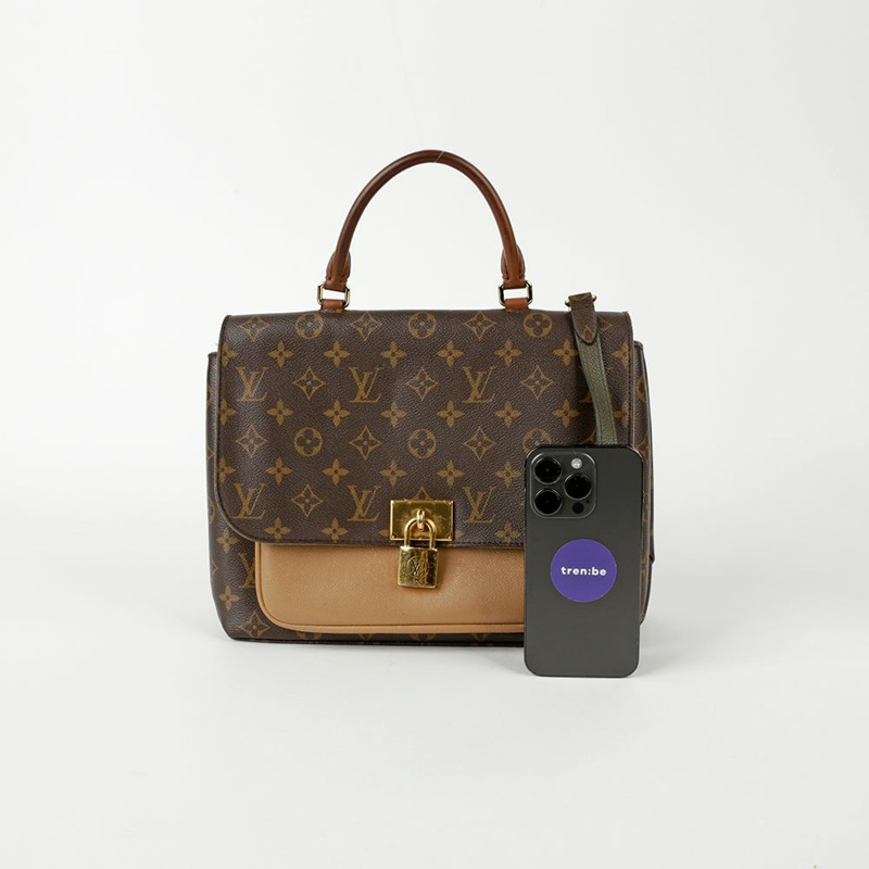 LOUIS VUITTON Monogram 帆布 Marie-Lou 手提包和肩背包-11