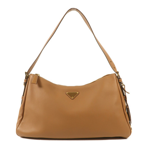 PRADA 牛皮皮革Aimee Medium Shoulder Bag金扣肩背袋