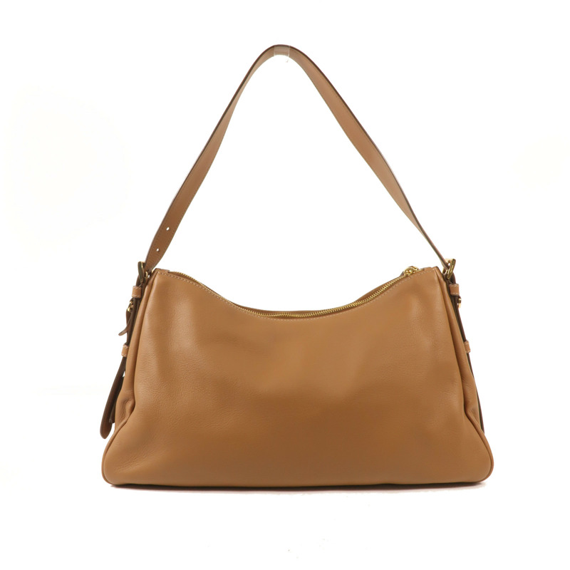 PRADA 牛皮皮革Aimee Medium Shoulder Bag金扣肩背袋-1