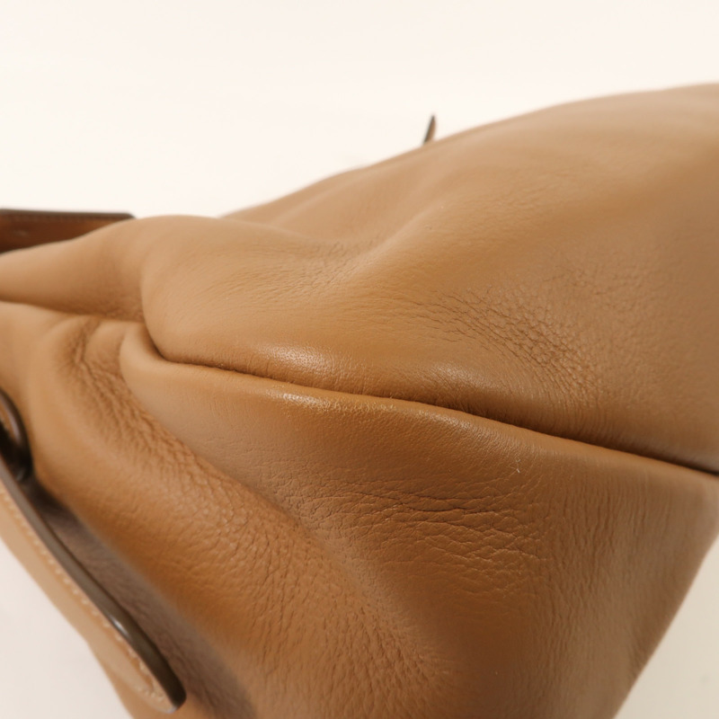 PRADA 牛皮皮革Aimee Medium Shoulder Bag金扣肩背袋-10