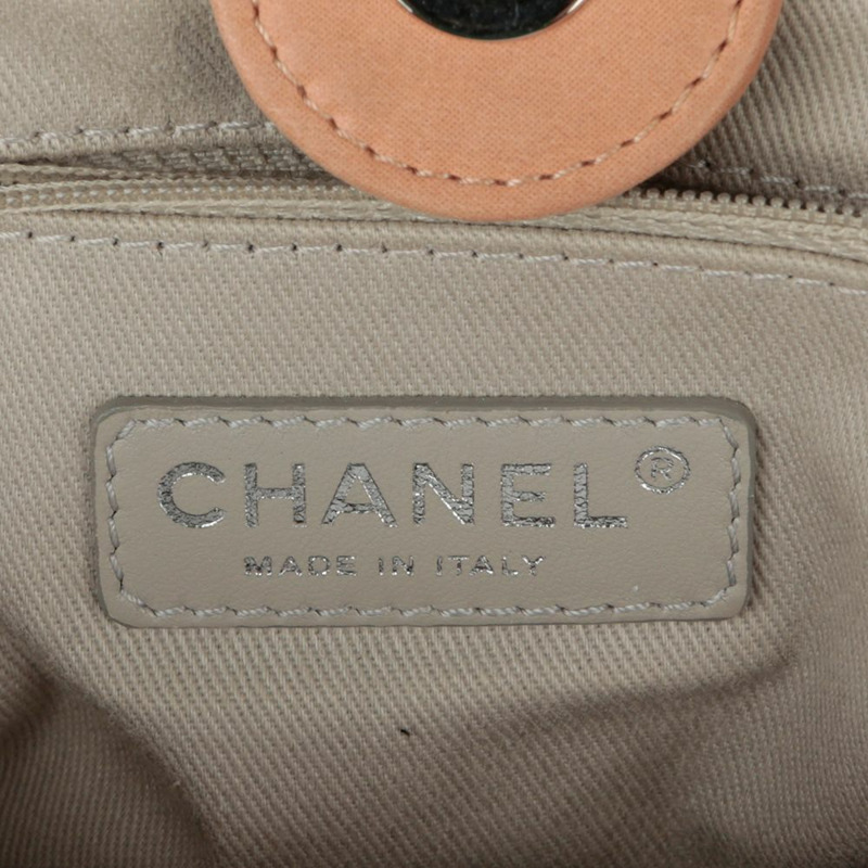 CHANEL 閃亮 CC 標誌托特單肩包-15