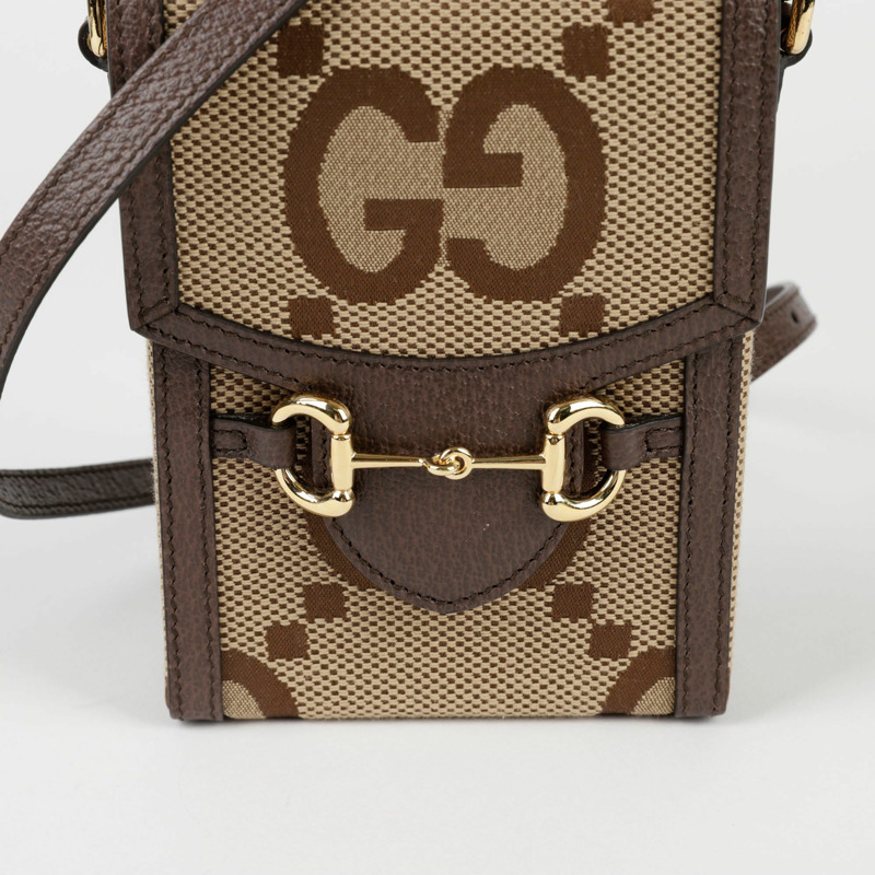 GUCCI Horsebit 1955 迷你肩斜背包-1