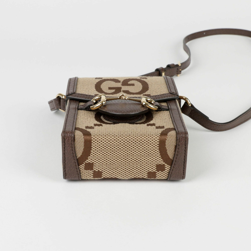 GUCCI Horsebit 1955 迷你肩斜背包-5
