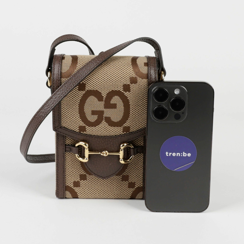 GUCCI Horsebit 1955 迷你肩斜背包-6
