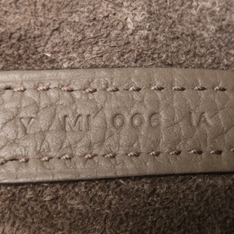 HERMES Clemence皮革Picotin PM金扣手挽袋Etain-12