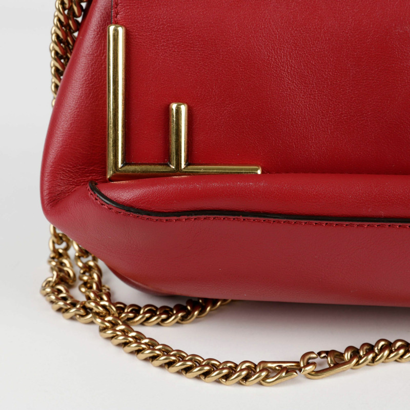 FENDI 雙 F 鏈條單肩斜背包-3