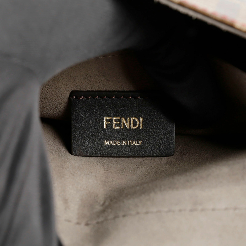 FENDI 雙 F 鏈條單肩斜背包-9